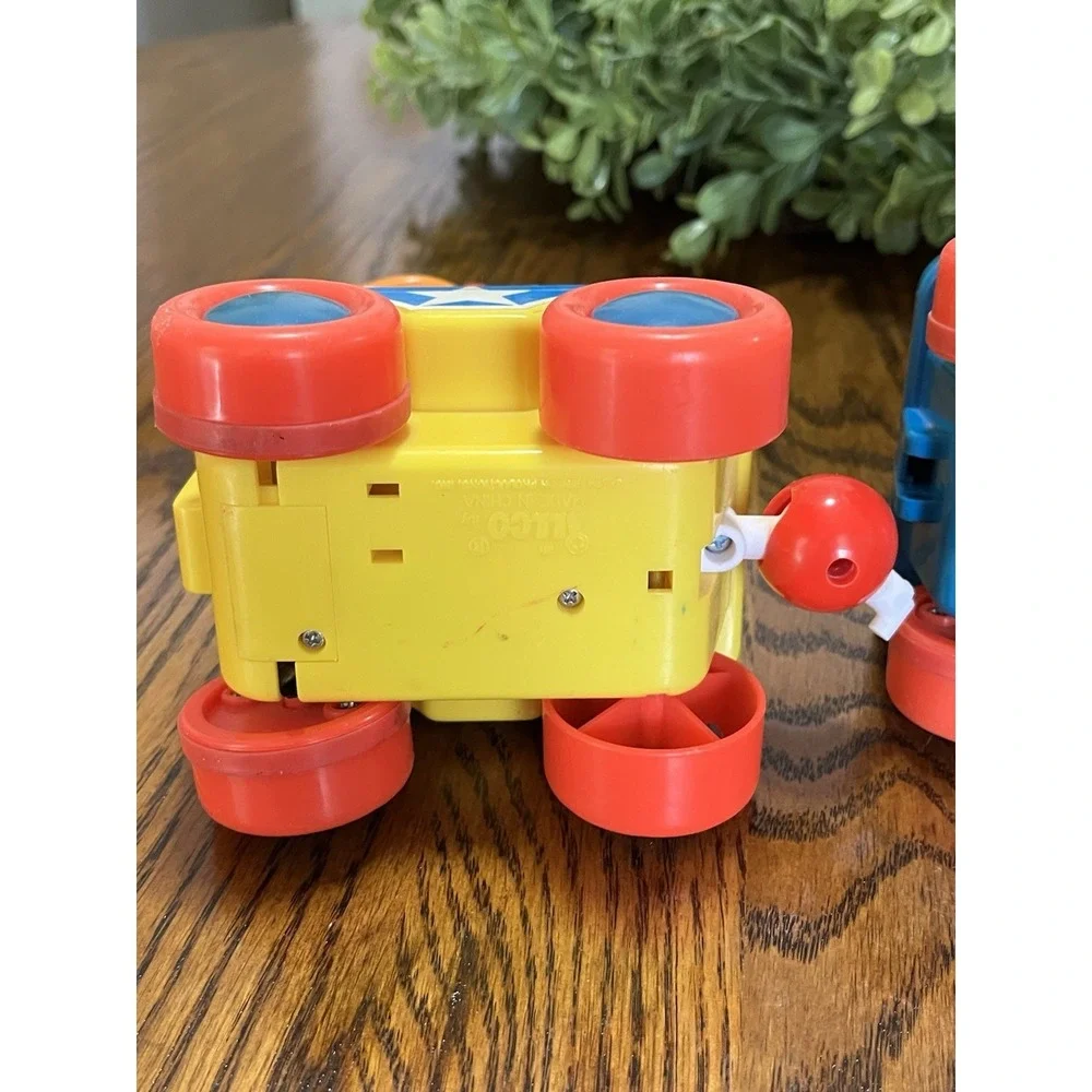 Vintage Fisher-Price Sesame Street Pull Toy Train Big Bird Elmo Ernie READ